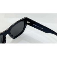 Prada Unisex Sunglasses Prada Logo Frame Compatible Graduated Lenses Black Standard Fit (3)