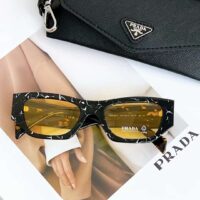 Prada Unisex Sunglasses Prada Logo Frame Compatible Graduated Lenses Standard Fit (1)