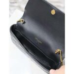 Saint Laurent YSL Women Black Gaby Chain Phone Holder Quilted Lambskin Metal – Bild 9