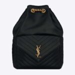 Sac à dos Joe en cuir d'agneau noir pour femme de Saint Laurent YSL