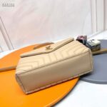 Saint Laurent YSL Women Medium Quilted Leather Beige Calfskin Leather Brass - Bild 5