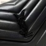 Saint Laurent YSL Women Medium Quilted Leather Black Calfskin Leather - Bild 7