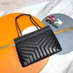 Saint Laurent YSL Women Medium Quilted Leather Black Calfskin Leather - Bild 3