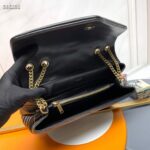 Saint Laurent YSL Women Medium Quilted Leather Black Calfskin Leather Brass - immagine 6