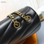 Saint Laurent YSL Women Medium Quilted Leather Black Calfskin Leather Brass - immagine 8