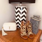 Saint Laurent YSL Women Mini Lou Quilted Leather White Gold Zip Closure – Image 9