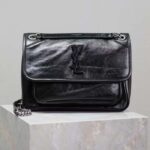 Saint Laurent YSL Women Niki Medium Grained Lamnskin Black - Bild 2