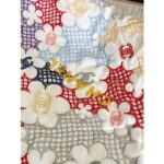 Chanel Women CC 22 Small Handbag Lace Patchwork Gold-Tone Metal Multicolor - immagine 8