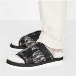 Dior CD Unisex Dior Alpha Sandal Beige Black Dior Oblique Jacquard - immagine 10