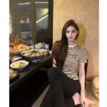 Dior CD Women Dioriviera Short-Sleeved Sweater White Navy Blue Cotton Ribbed Knit - Image 11