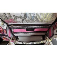 Dior CD Women Medium Lady D-Lite Bag White Multicolor Mexico Millefiori Embroidery (3)