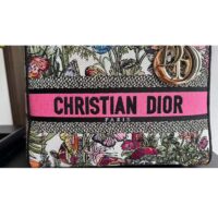 Dior CD Women Medium Lady D-Lite Bag White Multicolor Mexico Millefiori Embroidery (3)