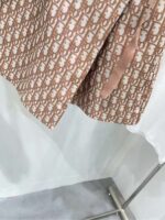 Dior CD Women Skort Melocoton Pink Technical Taffeta Jacquard Dior Oblique Motif – Bild 8