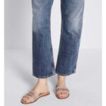 Dior Unisex CD Dway Slide Nude Calfskin Embroidered Cotton - immagine 11