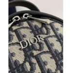Dior Unisex CD Kids' Mini Rider Backpack Beige Black Dior Oblique Jacquard - Image 5