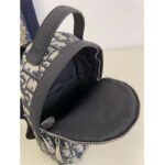 Dior Unisex CD Kids' Mini Rider Backpack Beige Black Dior Oblique Jacquard - Image 4