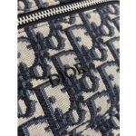 Dior Unisex CD Kid's Rider Sling Bag Beige Blue Dior Oblique Jacquard - Image 9
