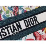 Dior Unisex Large Dior Book Tote White Multicolor Toile De Jouy Fantastica Embroidery - immagine 8