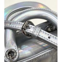 Dior Women CD Dior Or Lady Dior Micro Bag Metallic Crinkled Cannage Calfskin (5)