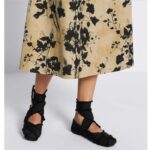 Dior Women CD Dior Songe Ballet Flat Black Fringed Grosgrain - immagine 13