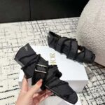 Dior Women CD Dior Songe Ballet Flat Black Fringed Grosgrain - immagine 6