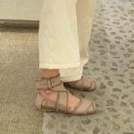 Dior Women CD Dior Songe Ballet Flat Nude Fringed Grosgrain - Image 14