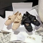 Dior Women CD Dior Songe Ballet Flat Black Fringed Grosgrain - immagine 11