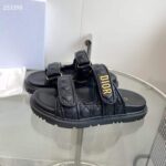 Dior Women CD Dioract Sandal Black Quilted Cannage Calfskin Reference: KCO005CQC_S900 – Image 7