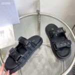 Dior Women CD Dioract Sandal Black Quilted Cannage Calfskin Reference: KCO005CQC_S900 – Image 5
