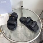 Dior Women CD Dioract Sandal Black Quilted Cannage Calfskin Reference: KCO005CQC_S900 – Image 4