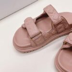 Dior Women CD Dioract Sandal Nude Quilted Cannage Calfskin - Image 9