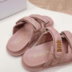 Dior Women CD Dioract Sandal Nude Quilted Cannage Calfskin - Image 6