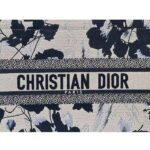 Dior Women CD Medium Dior Book Tote Beige Black Fleurs Mystiques Embroidery - Image 5