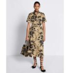 Dior Women CD Medium Dior Book Tote Beige Black Fleurs Mystiques Embroidery - Image 11