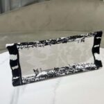 Dior Women CD Medium Dior Book Tote White Black Paris Embroidery - Image 7