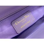 Dior Women CD Mini Lady Dior Bag Lilac Cannage Lambskin - Bild 10