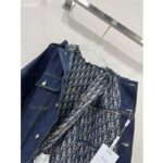 Dior Men CD Oversized Hooded Jacket Blue Cotton Denim Dior Oblique Interior - Bild 9