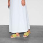 Gucci Unisex GG Interlocking G Espadrille Lime Green Viscose-Effect Raffia Flat - Image 11