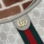 Gucci Unisex Ophidia GG Small Shoulder Bag Beige White GG Supreme Canvas – Bild 7