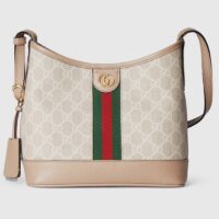 Gucci Unisex Ophidia GG Small Shoulder Bag Beige White GG Supreme Canvas (9)