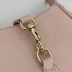 Gucci Women GG Jackie Small Shoulder Bag Pastel Pink Patent Leather Hook Closure - Image 8