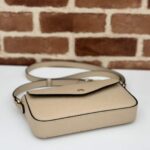 Gucci Women GG Super Mini Shoulder Bag Light Beige GG Leather Magnetic Closure - Image 5