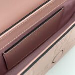 Gucci Women GG Super Mini Shoulder Bag Rose Beige GG Leather Magnetic Closure - Image 7