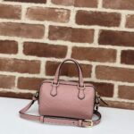 Gucci Women GG Super Mini Top Handle Bag Rose Beige GG Leather – Bild 2