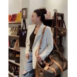 Louis Vuitton LV Unisex Keepall Bandoulière 55 Coated Canvas Natural Cowhide Leather M41414 - Image 15