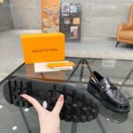 Louis Vuitton LV Unisex Major Loafer Black Damier Glazed Calf Leather Micro 1AC5WE - Imagen 9