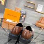 Louis Vuitton LV Unisex Major Loafer Moka Brown Damier Glazed Calf Leather Micro 1AC5XW - Image 7