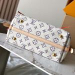 Louis Vuitton LV Women CarryAll PM Multicolor Beige Monogram Jacquard Fabric M24707 - Image 6