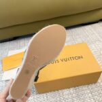 Louis Vuitton LV Women LV Isola Wedge Sandal Black Calf Leather Rope Rubber 1ACI8E - Image 7