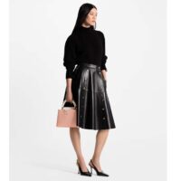 Louis Vuitton LV Women Sparkle Slingback Pump Black Calf Leather 9.5 CM Heel 1ABPHC (5)